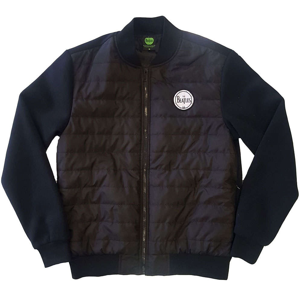 The Beatles - Drum Logo Jacke - Grau/Schwarz